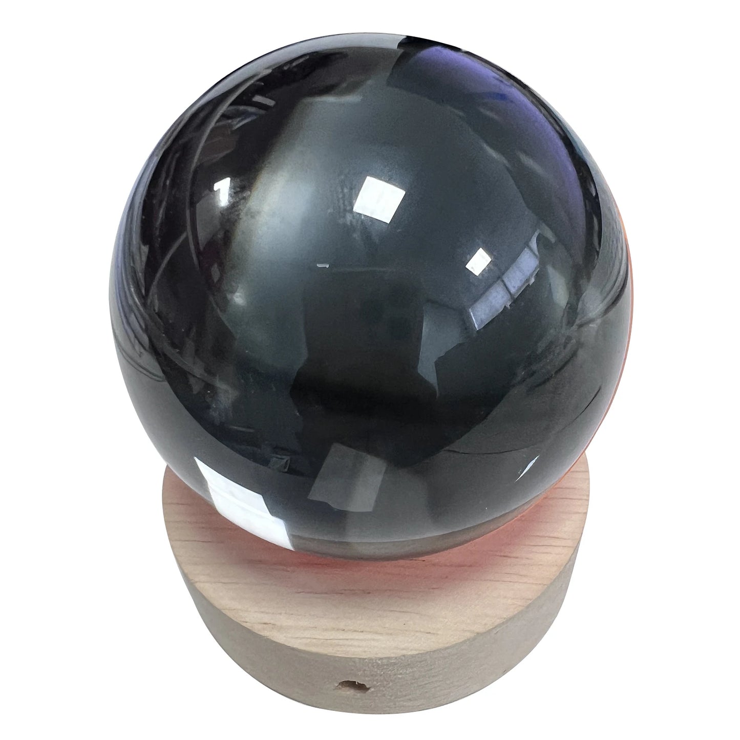3D Video Crystal Ball with Stand Memory Sphere Lamp with Black Base Memory Orb Lamp Ideal Gift for Expecting Parents