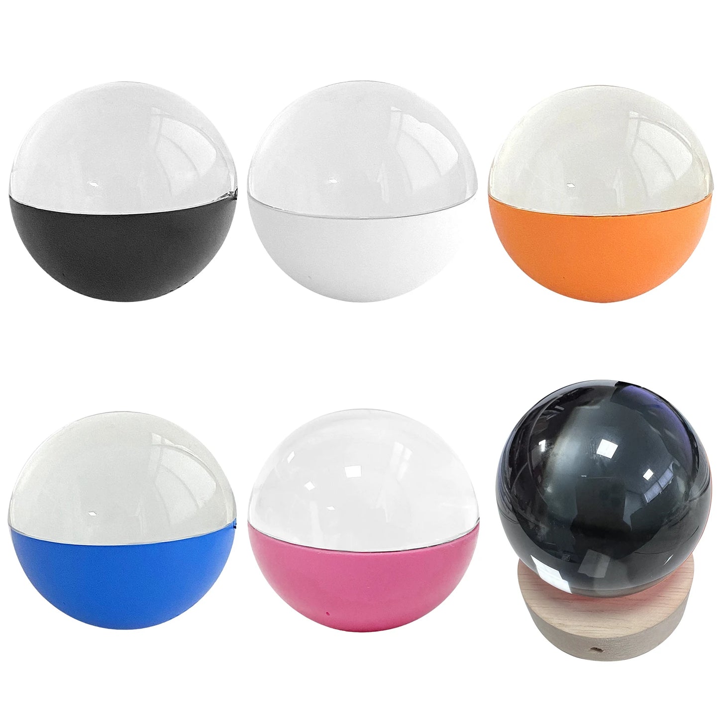 3D Video Crystal Ball with Stand Memory Sphere Lamp with Black Base Memory Orb Lamp Ideal Gift for Expecting Parents