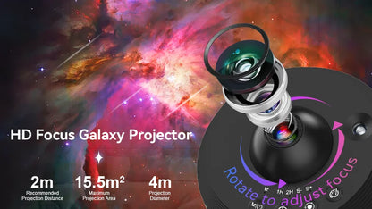 12 IN 1 Galaxy Star Projector with Meteor Ultra Clear Night Light Lamp Rotary Space Ball Planetarium Projector Lights for Kids G