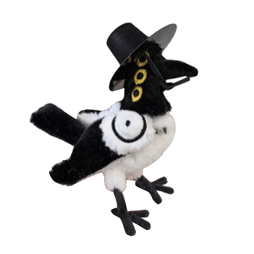 Tiger Crow Prop Kpop Demon Hunters PP Cotton Movie Plush Toy Tiger Plushie Doll KPop Demon Hunters Merch Birthday Gifts For Fans