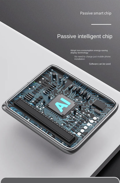 NFC Function Memory Keyring 1.54-inch Three Color Display Screen Image Wireless Transmission Keychain Ink Screen