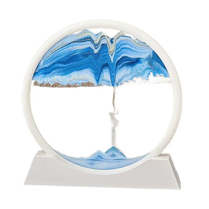 Quicksand Sand View Deep Sea Art Picture 3D Dynamic Office Home Motion Sand Display Decoration Gifts Painting K7S9