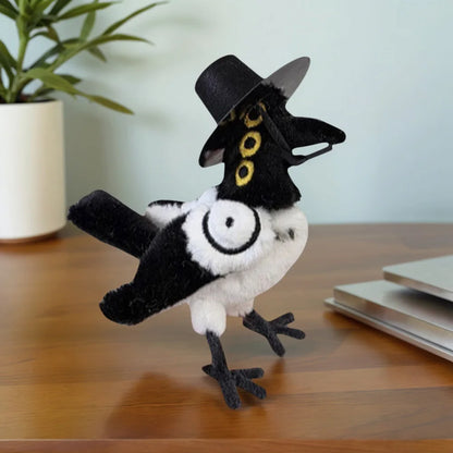 Tiger Crow Prop Kpop Demon Hunters PP Cotton Movie Plush Toy Tiger Plushie Doll KPop Demon Hunters Merch Birthday Gifts For Fans