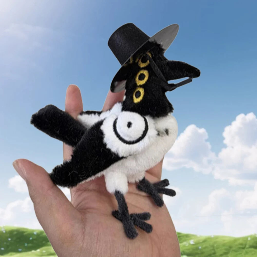 Tiger Crow Prop Kpop Demon Hunters PP Cotton Movie Plush Toy Tiger Plushie Doll KPop Demon Hunters Merch Birthday Gifts For Fans