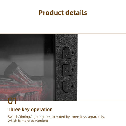 7 Colors Night Light Essential Oil Fireplace Diffuser Fireplace Flame Aromatherapy Fireplace Humidifier Aromatherapy Oil Diffuse