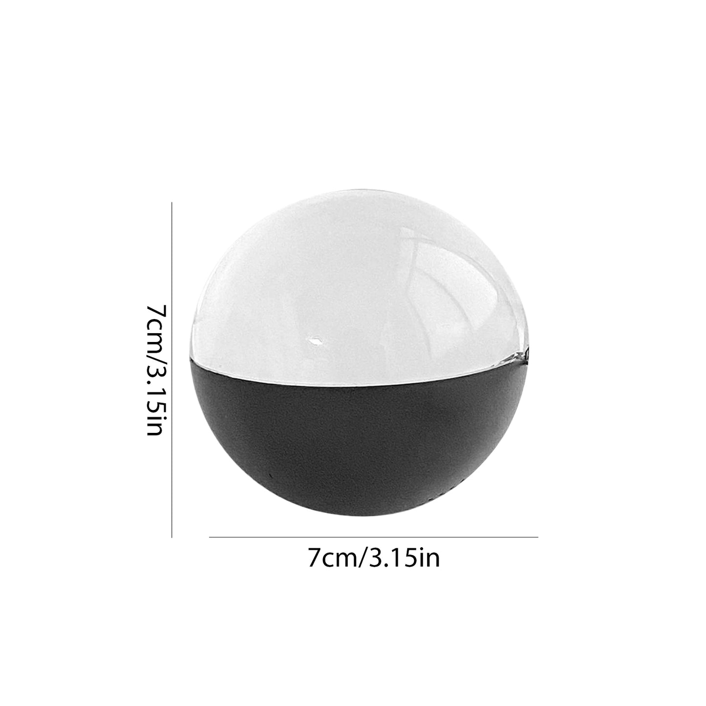 3D Video Crystal Ball with Stand Memory Sphere Lamp with Black Base Memory Orb Lamp Ideal Gift for Expecting Parents