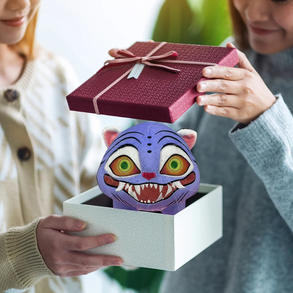 Tiger Crow Prop Kpop Demon Hunters PP Cotton Movie Plush Toy Tiger Plushie Doll KPop Demon Hunters Merch Birthday Gifts For Fans