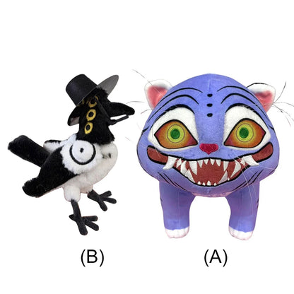 Tiger Crow Prop Kpop Demon Hunters PP Cotton Movie Plush Toy Tiger Plushie Doll KPop Demon Hunters Merch Birthday Gifts For Fans